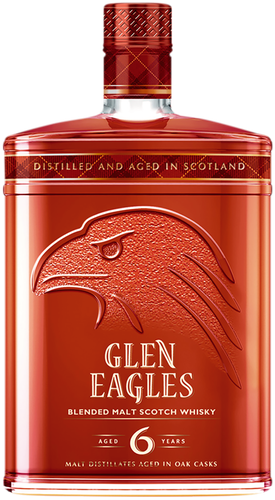 Виски GLEN EAGLES 6 лет солодовый, 40%, 0.5л