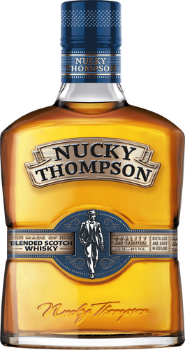 Виски NUCKY THOMPSON купажированный 3 года, 40%, 0.25л, вид