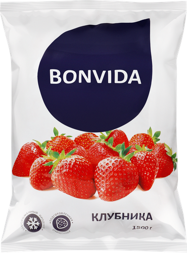 Клубника замороженная BONVIDA, 1,5кг, картинка