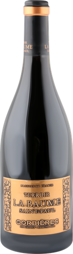 Вино LA BAUME SAINT-PAUL TERROIR Корбьер выдержанное красное сухое, 0.75л, фотография