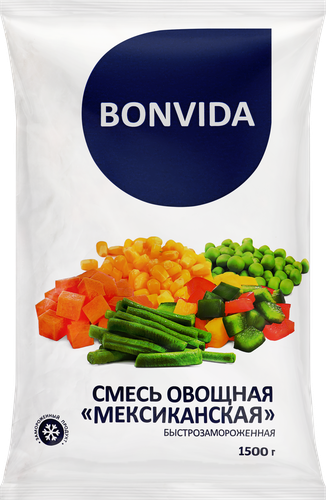 Смесь овощная BONVIDA Мексиканская, 1500г, фотография