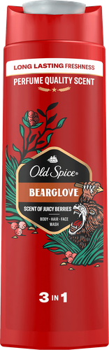 Гель-шампунь для душа мужской OLD SPICE Bearglove 2в1, 400мл, картинка