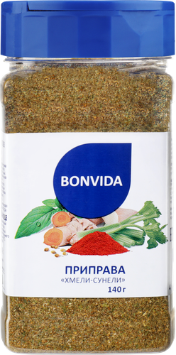 Приправа BONVIDA Хмели-сунели, 140г, вид