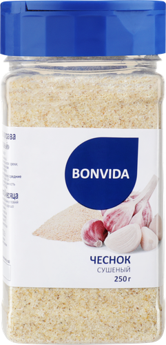 Чеснок гранулированный BONVIDA сушеный, 250г, фотография