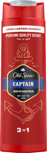 Гель-шампунь для душа мужской OLD SPICE Captain, 400мл, картинка