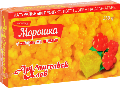 Мармелад АРХХЛЕБ Северная ягода морошка, 250г, фотография