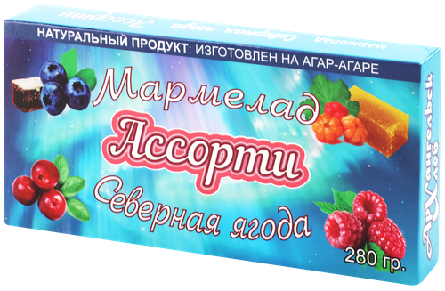 Мармелад АРХХЛЕБ Ассорти Северная ягода, 280г, картинка