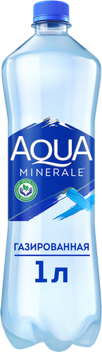 Вода питьевая AQUA MINERALE газированная, 1л, изображение