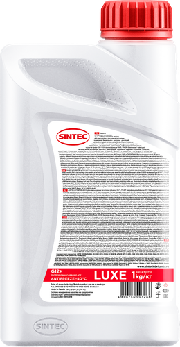 Антифриз SINTEC Antifreeze luxe G12+, 1кг, детальное фото