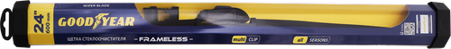 Щетка стеклоочистителя GOODYEAR Frameless бескаркасная 24/60см Арт. GY000424, детальное фото