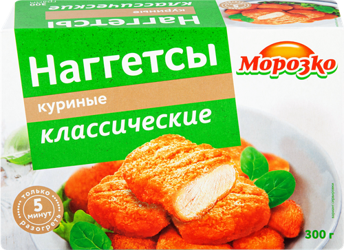 Наггетсы куриные МОРОЗКО, 300г, детальное фото