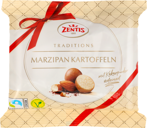 Кондитерское изделие ZENTIS Марципановая картошка Центис, 100г, вид