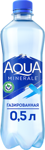 Вода питьевая AQUA MINERALE газированная вода, 0.5л, картинка