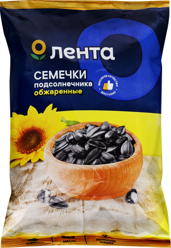 Семечки подсолнечника ЛЕНТА жареные, 300г, вид