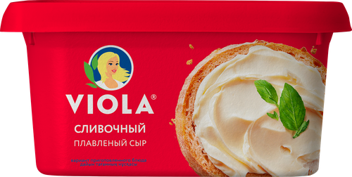 Сыр плавленый VIOLA Сливочный 50%, без змж, 200г, вид