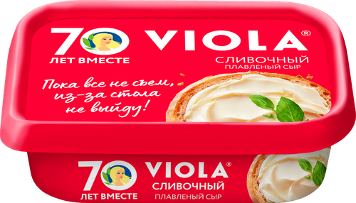 Сыр плавленый VIOLA Сливочный 50%, без змж, 200г, фотография