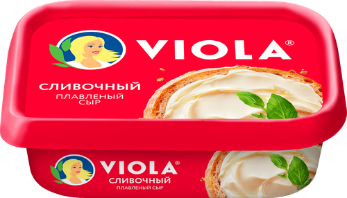 Сыр плавленый VIOLA Сливочный 50%, без змж, 200г, вид