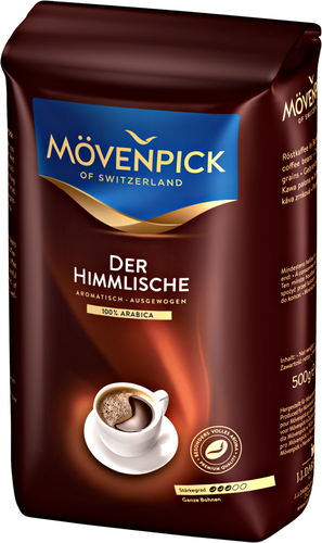 Кофе зерновой MOVENPICK of Switzerland der Himmlische натуральный, свежая обжарка, 500г, изображение