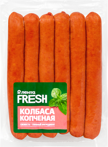 Колбаски полукопченые Дижонские ЛЕНТА FRESH, весовая, изображение