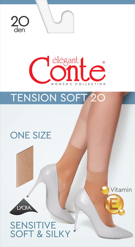 Носки CONTE Tension Soft 20 den bronzo, Арт. 14С-56СП, фотография