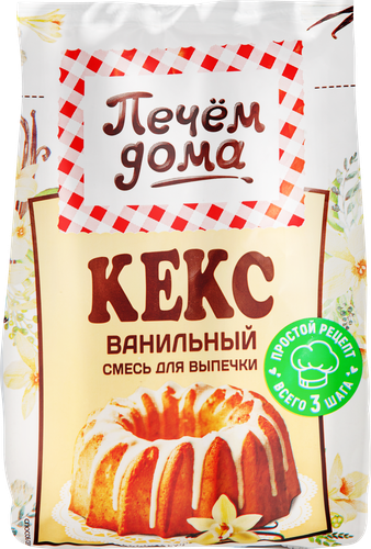 Смесь для выпечки ПЕЧЕМ ДОМА Кекс ванильный, 300г, фотография