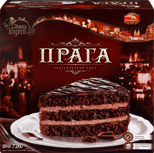 Торт ЧЕРЕМУШКИ День торта Прага, 720г, вид