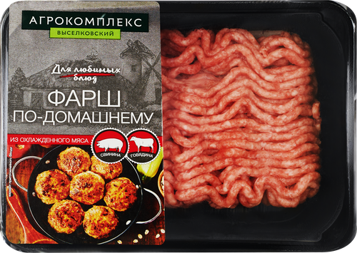 Фарш АГРОКОМПЛЕКС По-домашнему, 500г, фотография
