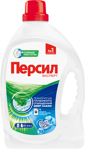Гель для стирки белого белья ПЕРСИЛ Свежесть от ВЕРНЕЛЬ, 2.6л, изображение