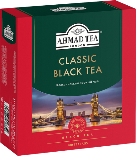 Чай черный AHMAD TEA Классический, 100х2г, фотография
