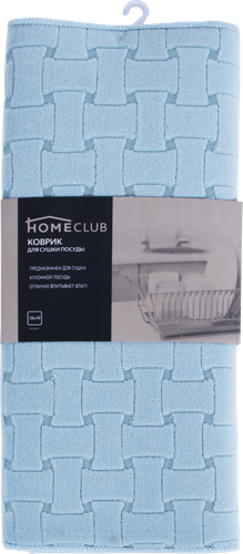 Коврик для сушки посуды HOMECLUB 38x48см, детальное фото