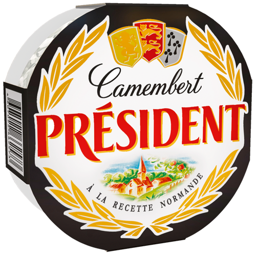 Сыр PRESIDENT Camembert с белой плесенью 45%, без змж, 125г, детальное фото