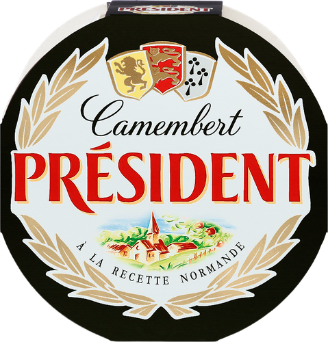 Сыр PRESIDENT Camembert с белой плесенью 45%, без змж, 125г, фото