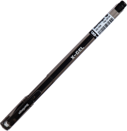 Ручка гелевая BERLINGO X-Gel 0,5мм, черная Арт. CGp_50120, картинка
