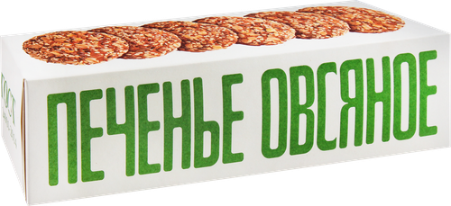 Печенье КП ПОЛЕТ овсяное Классическое со злаками, 250г, картинка
