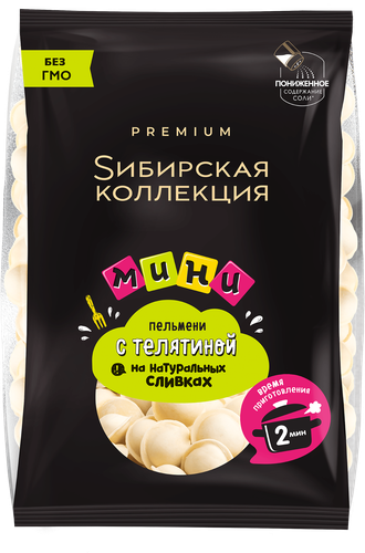 Пельмени SИБИРСКАЯ КОЛЛЕКЦИЯ Мини, категория Б, 700г, детальное фото