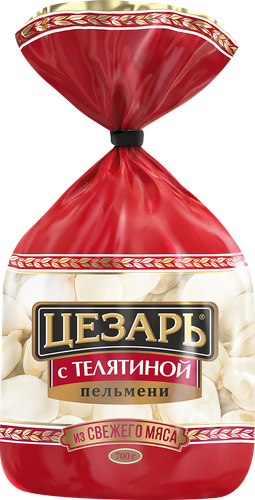 Пельмени ЦЕЗАРЬ с телятиной, категория Б, 700г, изображение