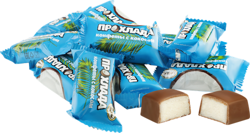 Конфеты АККОНД Прохлада с кокосом, весовые, картинка