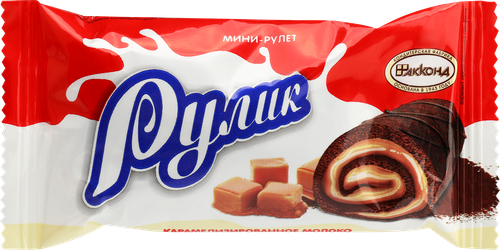 Конфеты АККОНД Рулик карамелизированное молоко, весовые, вид