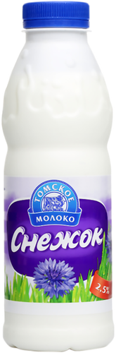 Снежок ТОМСКОЕ МОЛОКО сладкий 2,5%, без змж, 500г, изображение