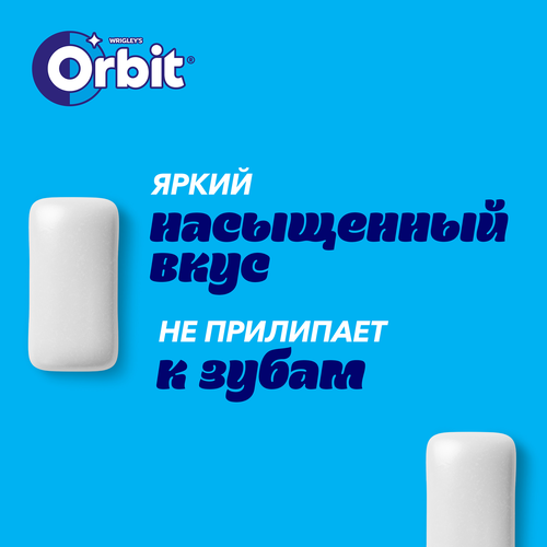 Жевательная резинка ORBIT Белоснежный, банка, 68г, детальное фото