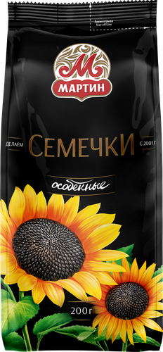 Семечки ОТ МАРТИНА Эксклюзив Особенные, отборные обжаренные без соли, 200г, изображение