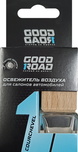 Освежитель воздуха автомобильный GOOD ROAD Courchevel аналог аромата La vie es belle, Lancome, подвесной, 6мл, фотография