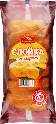 Слойка ЧЕРЕМУШКИ с сыром, 90г, детальное фото