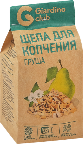 Щепа для копчения GIARDINO CLUB Груша, Арт. 69631, 200г, картинка