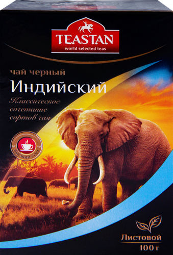 Чай черный TEASTAN Синий лист индийский, 100г, изображение