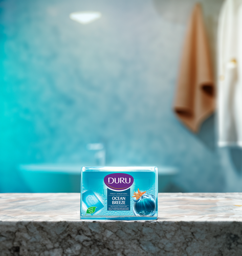 Мыло для душа DURU Fresh Sensations Ocean Breeze, 150г, крупный план