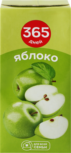 Нектар 365 ДНЕЙ Яблочный осветленный, 0.95л, вид