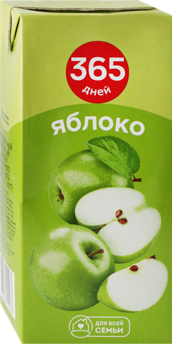 Нектар 365 ДНЕЙ Яблочный осветленный, 0.95л, вид