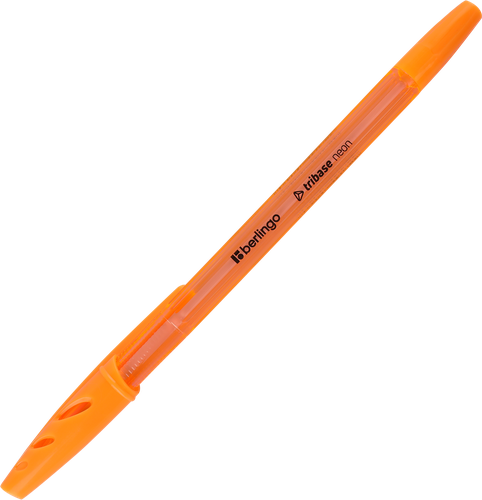 Ручка шариковая BERLINGO Tribase Neon 0,7мм, синий Арт. CBp_70932, картинка