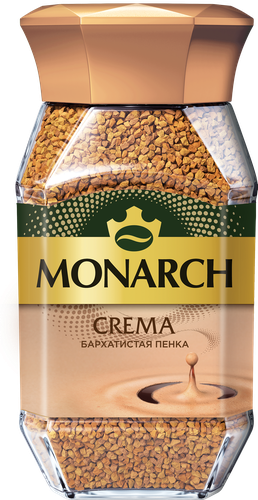 Кофе растворимый MONARCH Крема натуральный сублимированный, 95г, вид